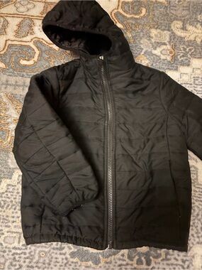 ZeroXposur Kids Black Hooded Puffer Jacket